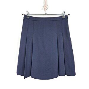 New Tory Sport Tech Twill Golf Skirt Womens 6 Navy Blue
